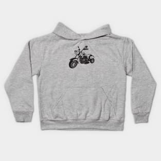 Trike Motorcycle Kids Hoodie